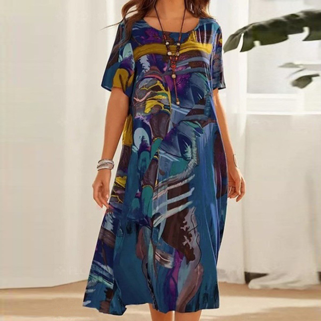 Nora | Vestit floral amb escot en V