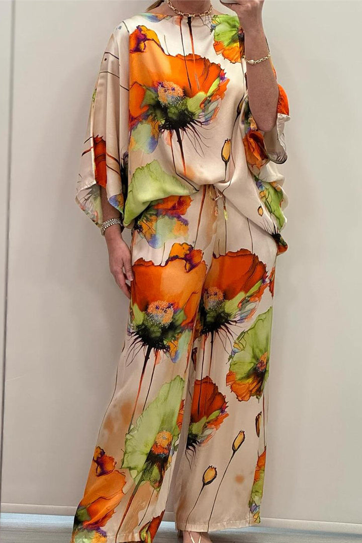 Delilah | Elegant conjunt de vestit de satí per a dones