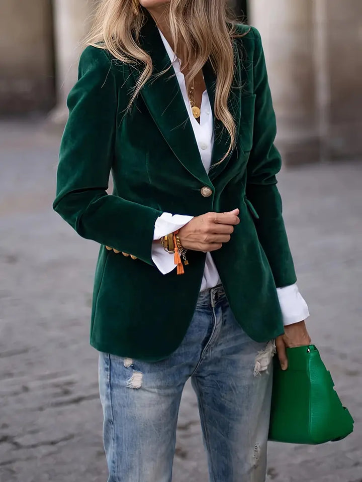 Bella | Blazer de vellut suau i elegant per a dones
