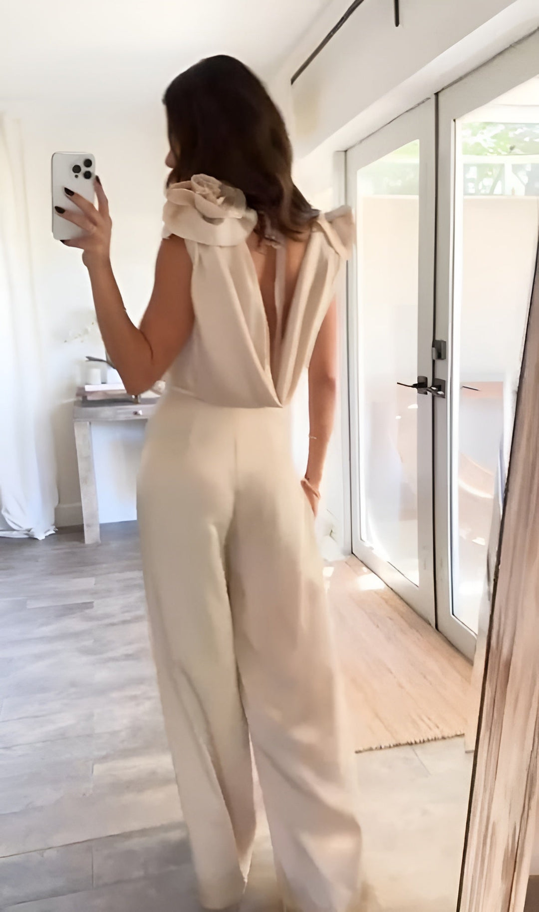 Orion | Jumpsuit amb escot en waterfalla
