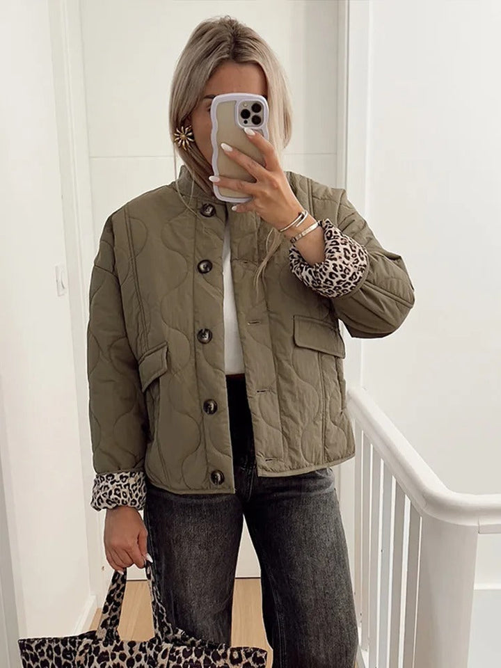 Isabelle | Jaqueta amb patró de lleopard de moda