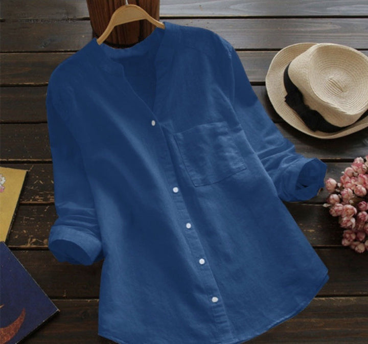 SOPHIA | Camisa casual de lli i cotó