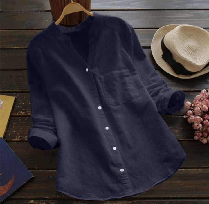 SOPHIA | Camisa casual de lli i cotó