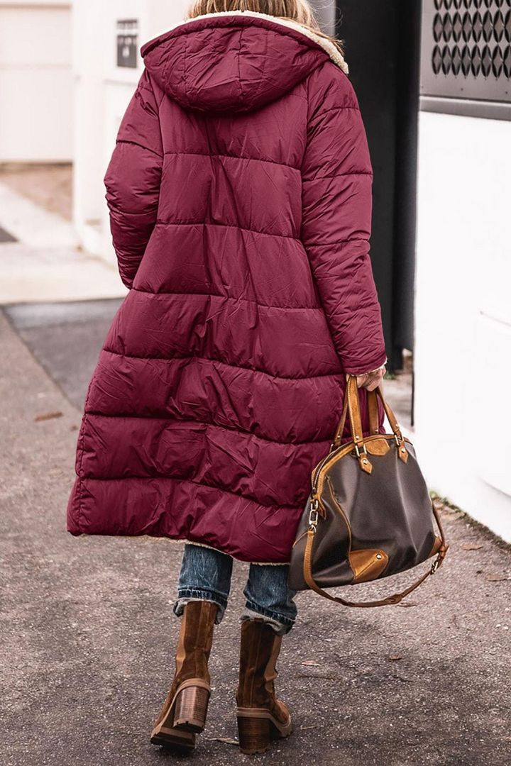 SARAH | Abric reversible elegant per a dones amb caputxa