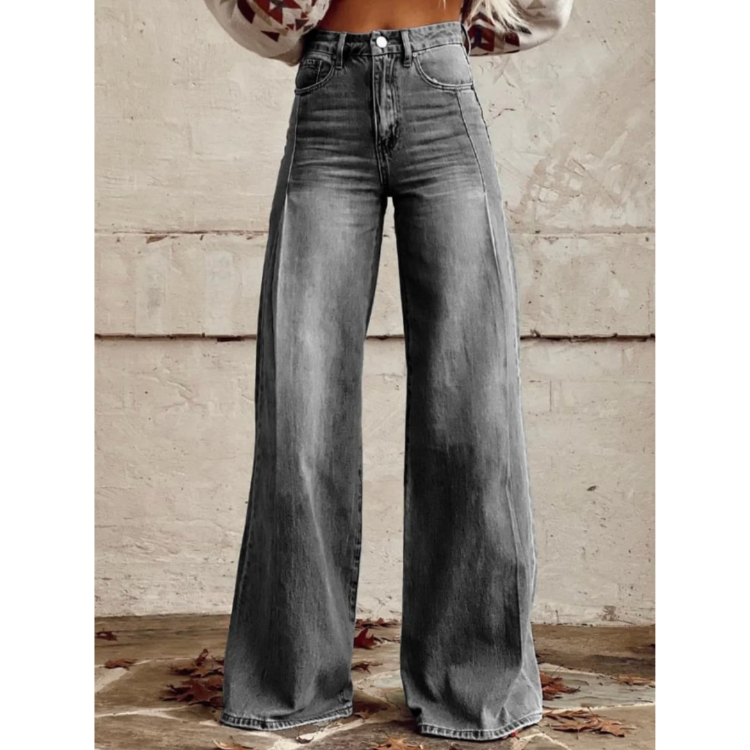 JULIA | Pantalons Retro amb cama ampla i encant vintage