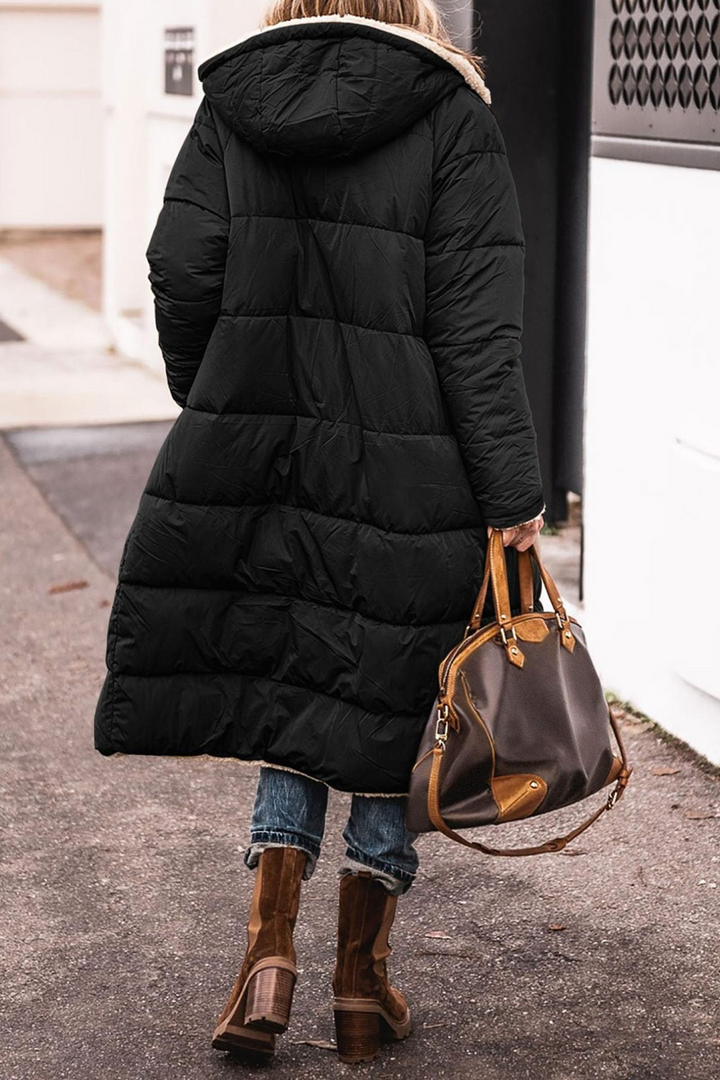 SARAH | Abric reversible elegant per a dones amb caputxa