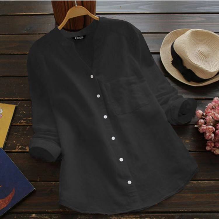 SOPHIA | Camisa casual de lli i cotó