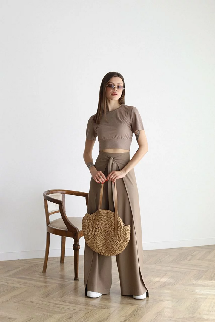 Aria | Pantalons de lli amb tall ample
