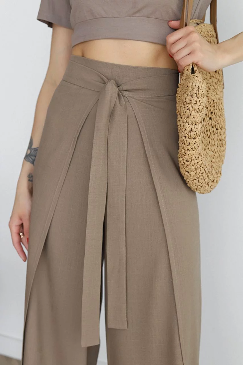 Aria | Pantalons de lli amb tall ample
