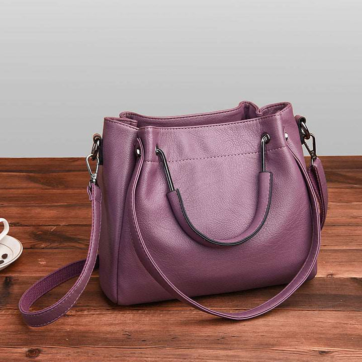 Ella | Bossa de mà de cuir amb un estil retro elegant