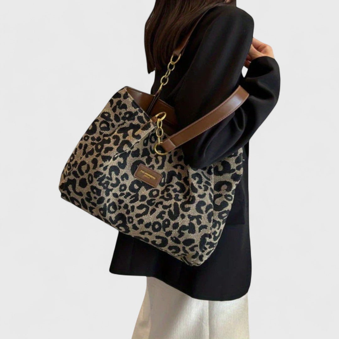 Isabelle | Gran bossa amb elegant estampat de lleopard