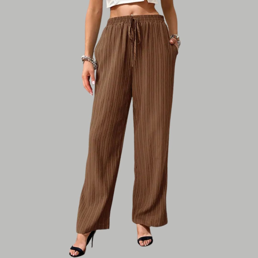 Pantalons plissats | Cama ampla i punt de disseny