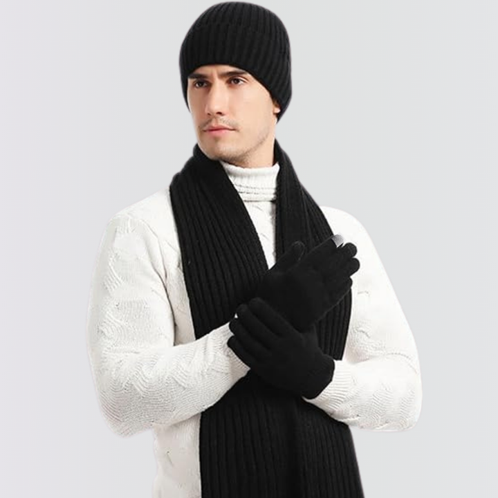 MERINO | Conjunt d'accessoris de llana unisex per a la tardor i l'hivern