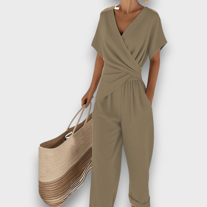 Alina | Jumpsuit d'estiu amb disseny de drap