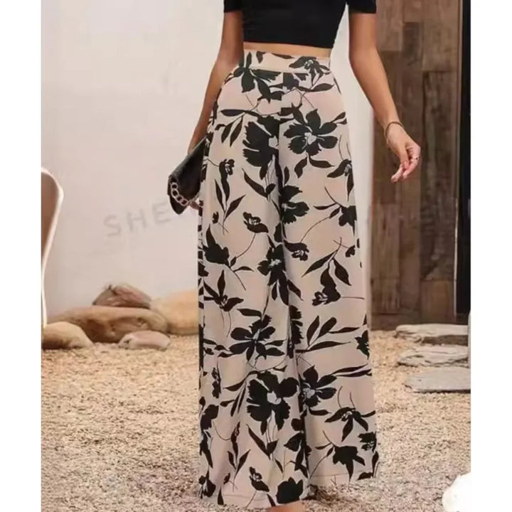 Pantalons Amples Amb Motius Blancs | Emma