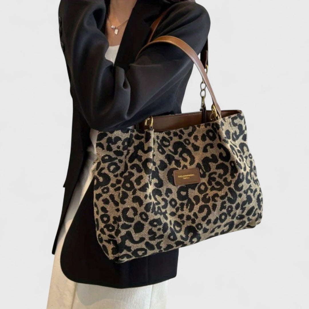 Isabelle | Gran bossa amb elegant estampat de lleopard