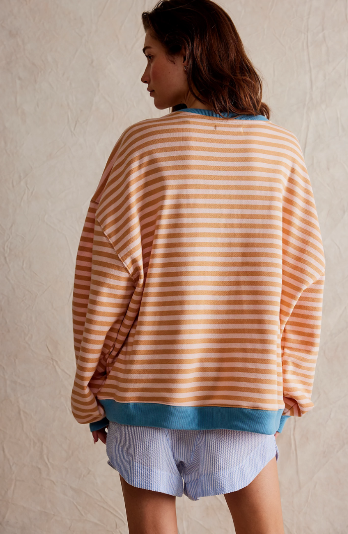 Jersei de dona ratllat amb tall oversize generós