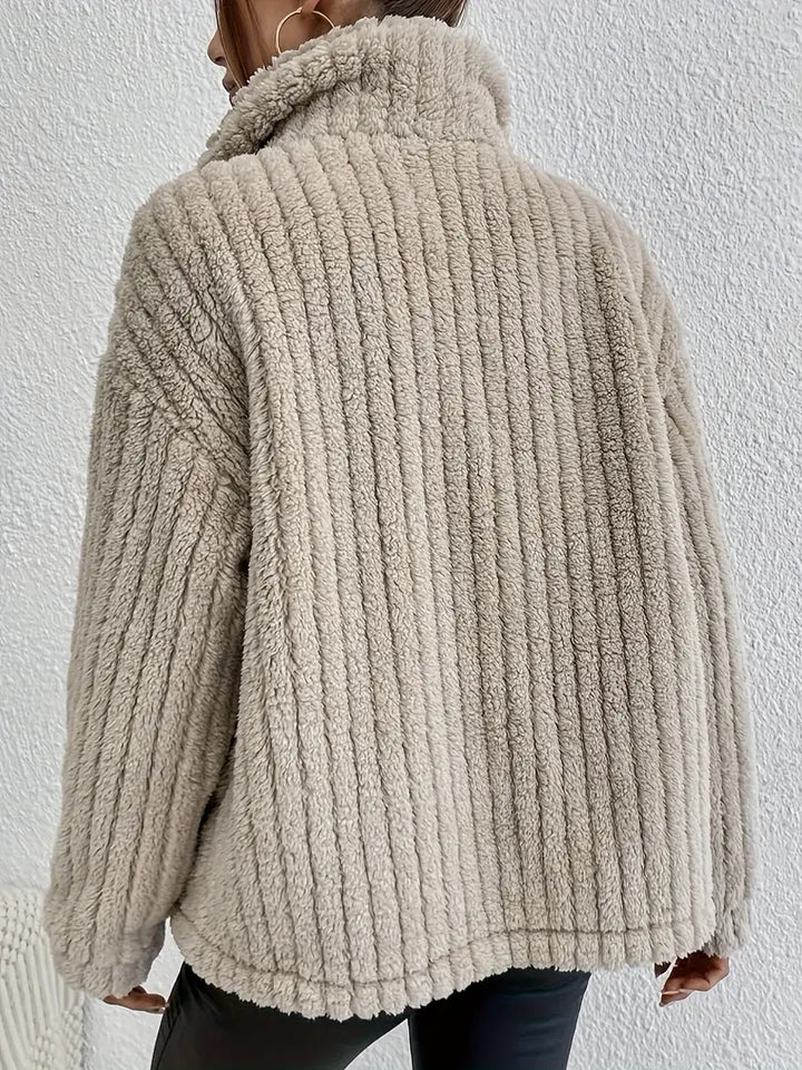 NOVA™ | Cardigan de Botons de Velour de Dues Caras