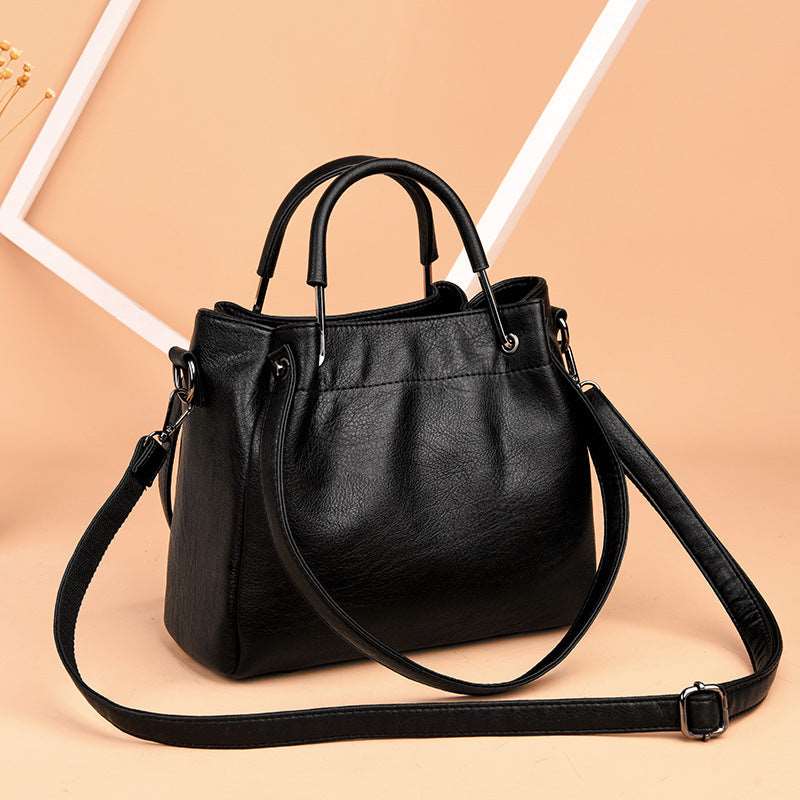 Ella | Bossa de mà de cuir amb un estil retro elegant