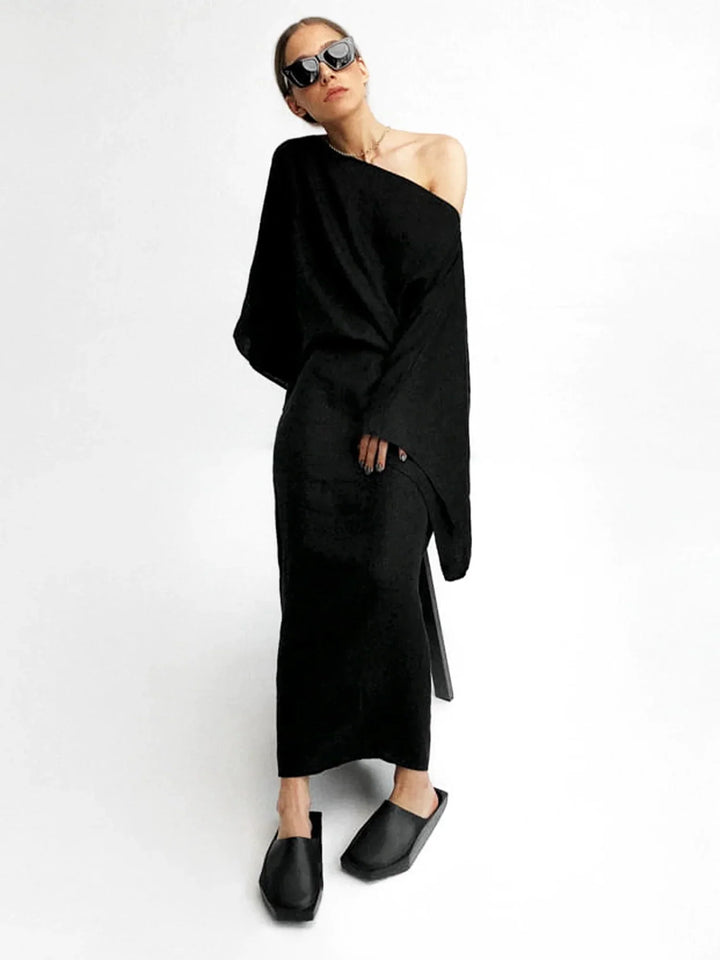 Marjon | Vestit de quimono de lli lleuger