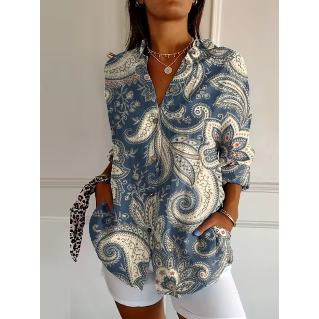 Sylvie | Blusa amb estampat floral i estil femení
