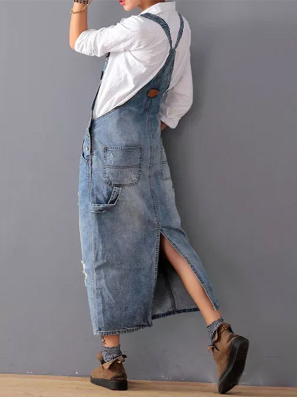 Rosie | Vestit de jardiner amb denims en estil casual