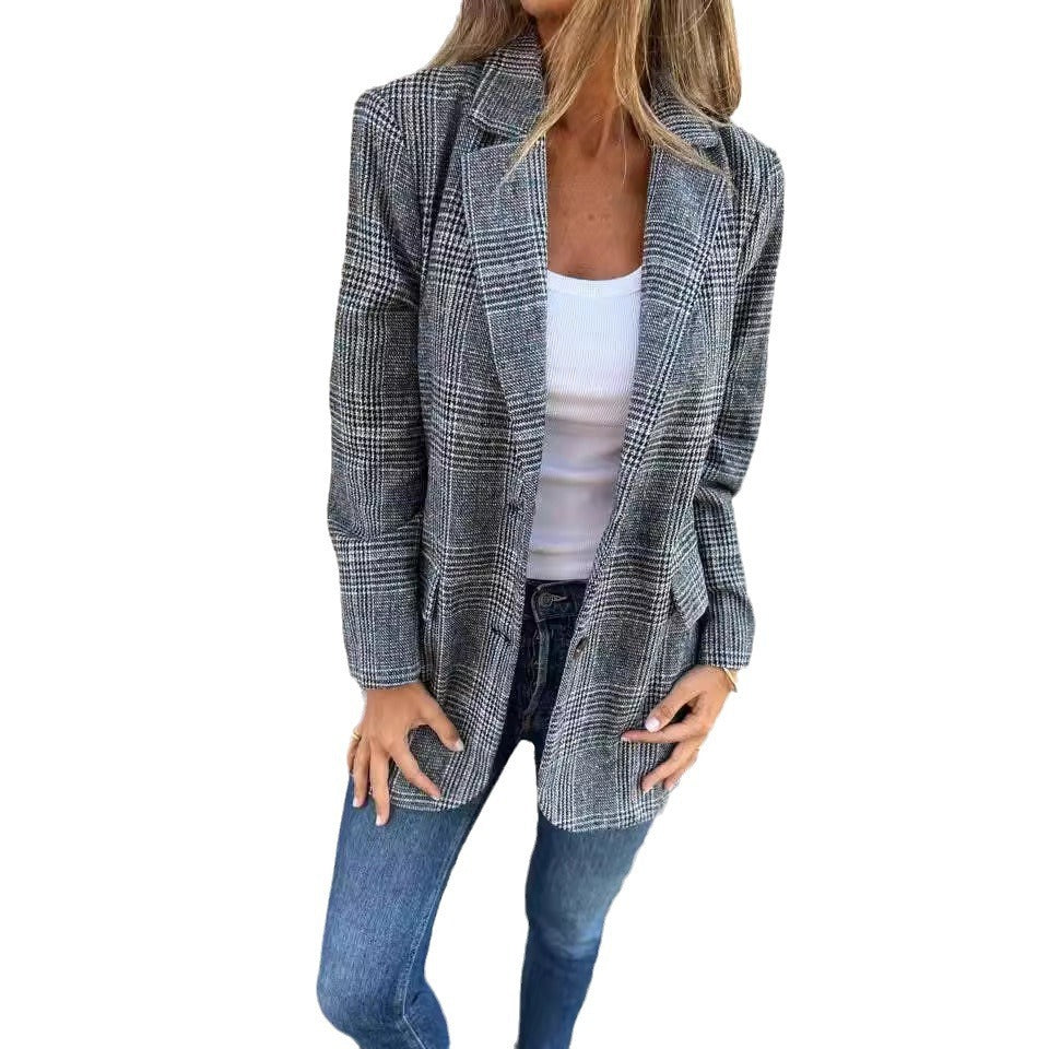 Juliette | Blazer elegant per a dones amb patró clàssic de gallet