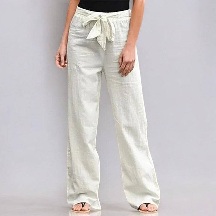 Astrid | Pantalons elàstics de lli per a l'estiu