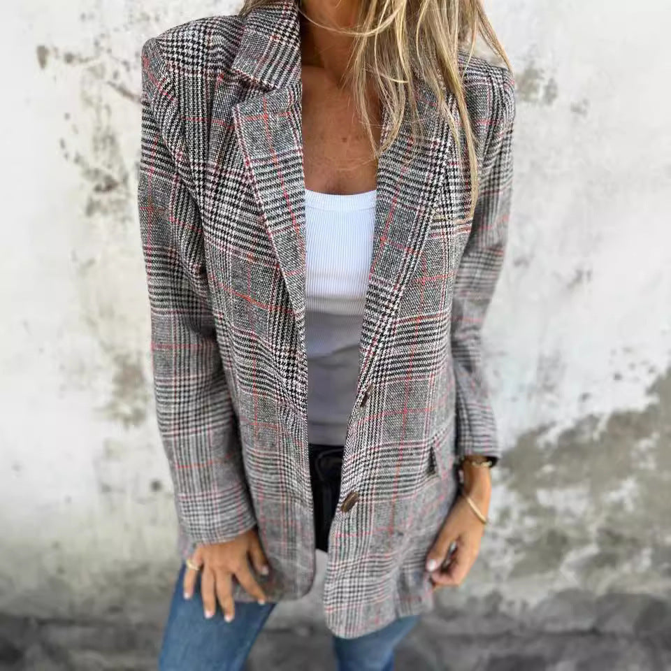 Juliette | Blazer elegant per a dones amb patró clàssic de gallet