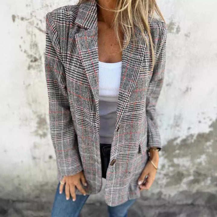 Juliette | Blazer elegant per a dones amb patró clàssic de gallet