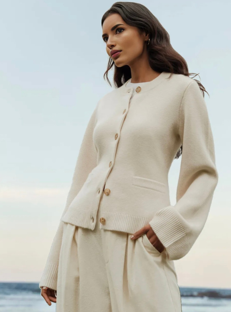 Alice Weiche Strickjacke amb botons i patró
