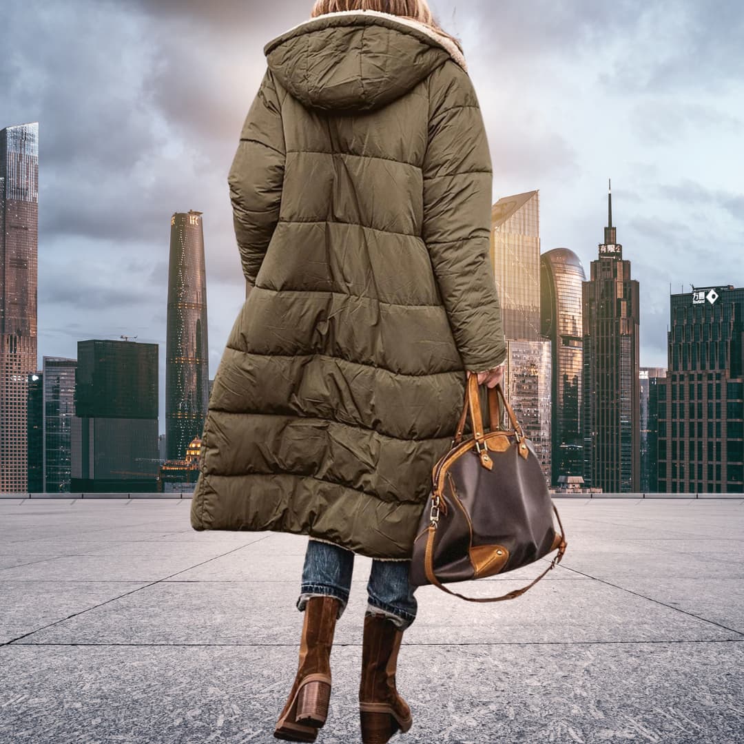 Talia | Abric llarg luxós amb un interior suau