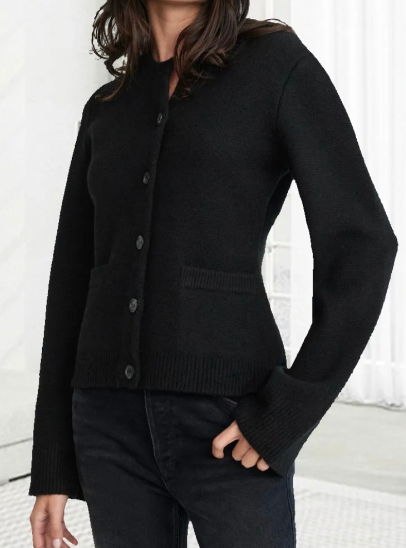 Alice Weiche Strickjacke amb botons i patró