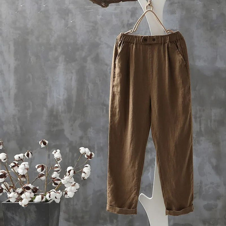 Maureen | Pantalons de lleure de cotó i lli