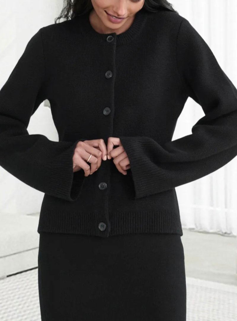 Alice Weiche Strickjacke amb botons i patró