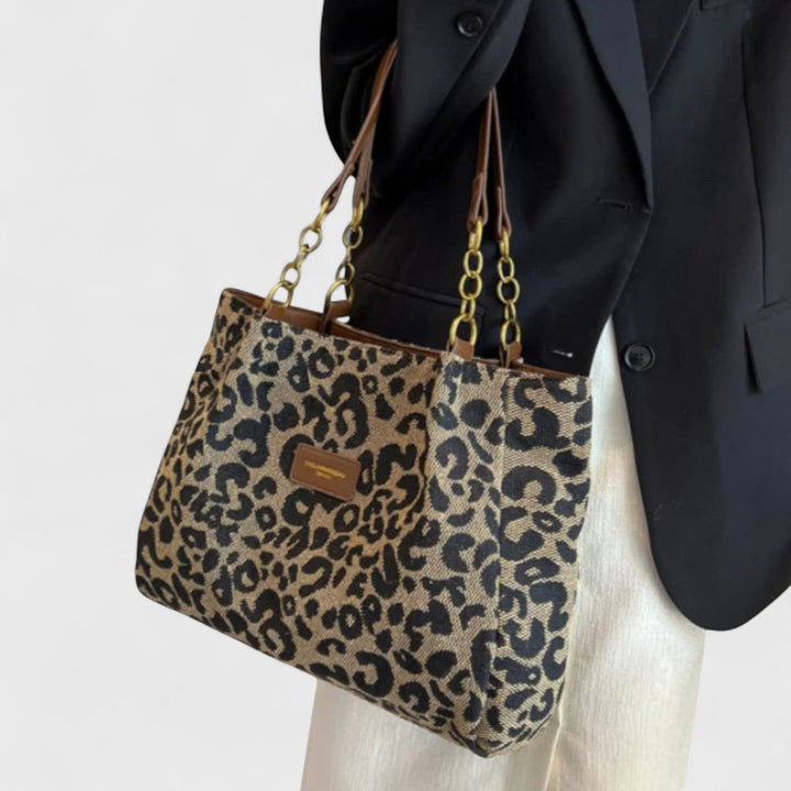 Isabelle | Gran bossa amb elegant estampat de lleopard