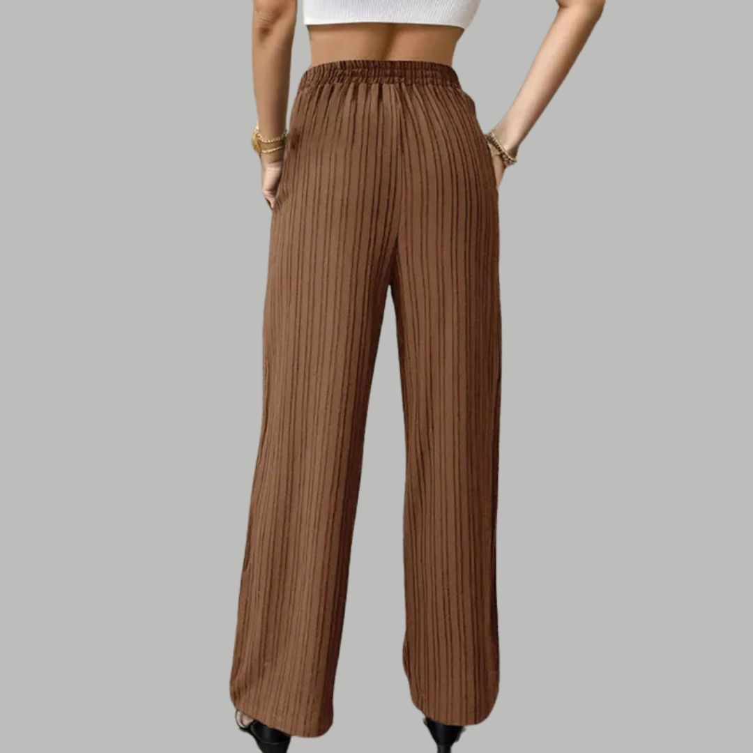 Pantalons plissats | Cama ampla i punt de disseny
