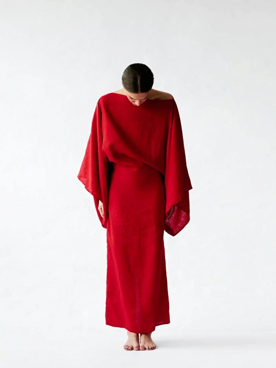 Marjon | Vestit de quimono de lli lleuger