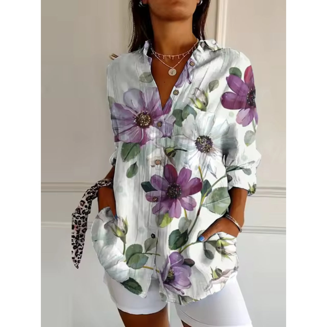 Sylvie | Blusa amb estampat floral i estil femení