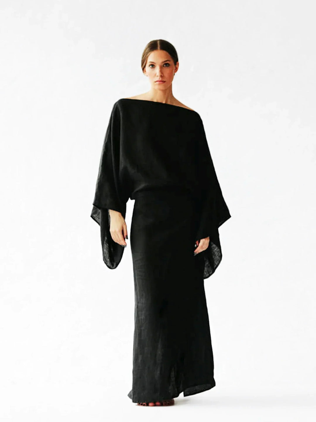 Marjon | Vestit de quimono de lli lleuger