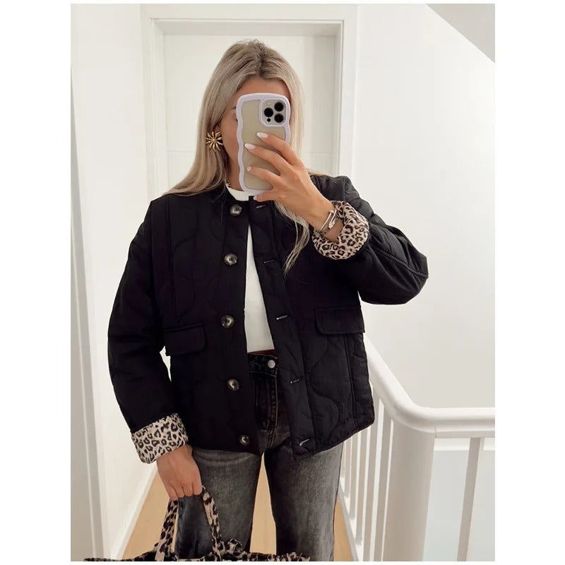 Isabelle | Jaqueta amb patró de lleopard de moda