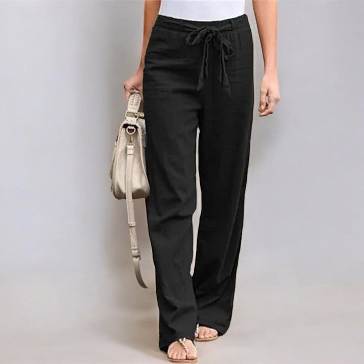 Astrid | Pantalons elàstics de lli per a l'estiu