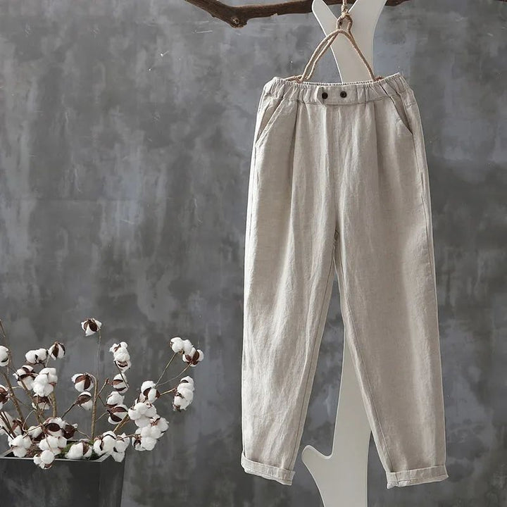 Maureen | Pantalons de lleure de cotó i lli
