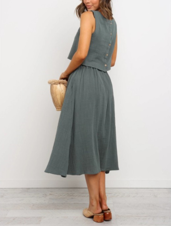 Sweet Waist | Conjunt de dues peces en un color per a dames