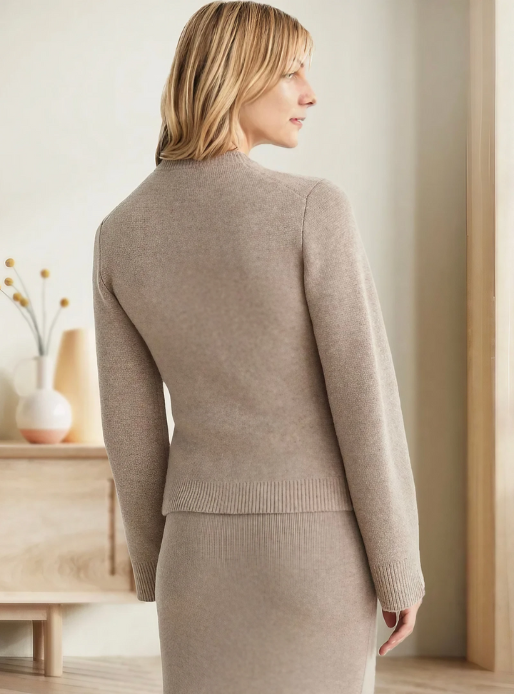 Alice Weiche Strickjacke amb botons i patró