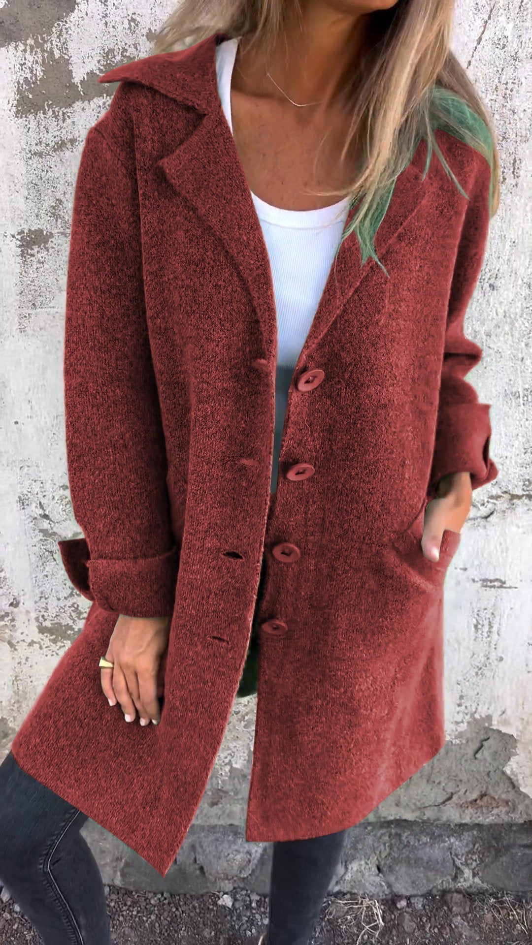 Ivanka | Abric llarg amb manigues en estil casual