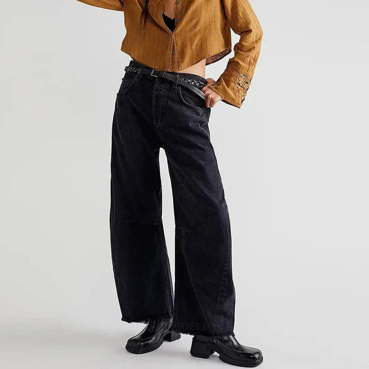 Jeans de Denim Aurablend de Cintura Alta per a una Silueta Ajustada