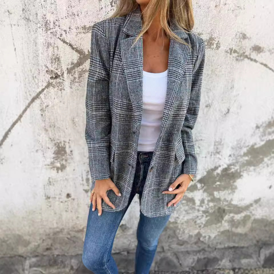 Juliette | Blazer elegant per a dones amb patró clàssic de gallet