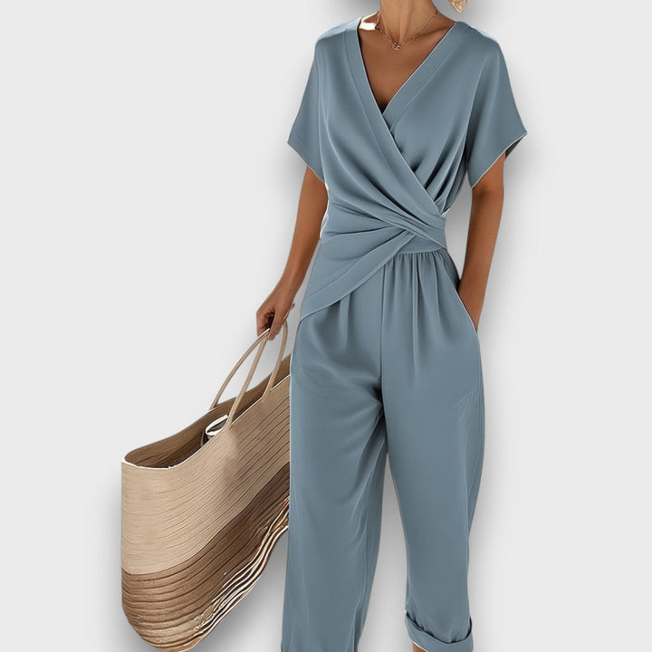 Alina | Jumpsuit d'estiu amb disseny de drap