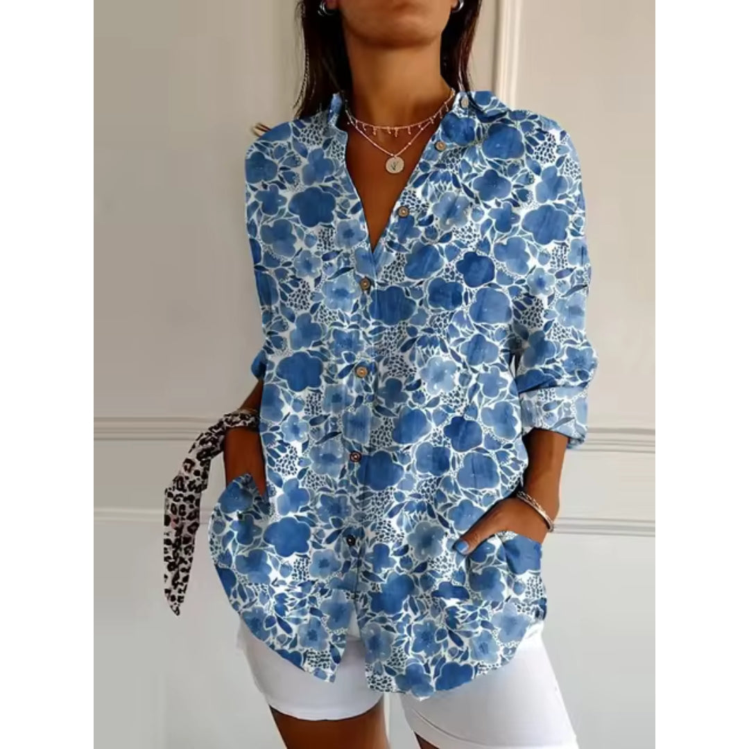 Sylvie | Blusa amb estampat floral i estil femení